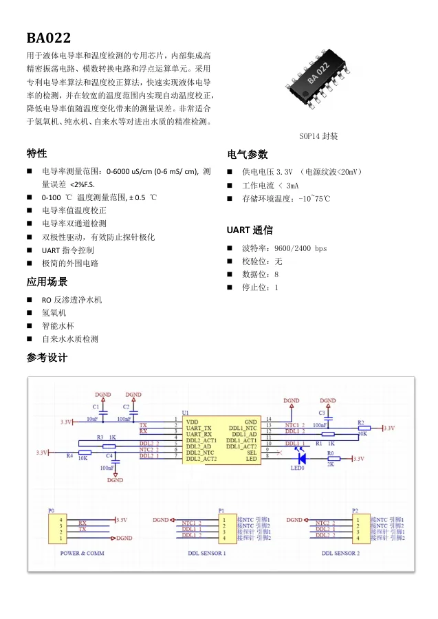 BA022 中文规格书